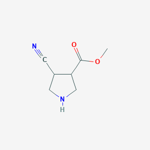 Methyl 4-cyanopyrrolidine-3-carboxylate