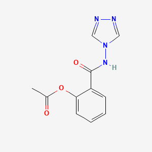 [2-(1,2,4-triazol-4-ylcarbamoyl)phenyl] Acetate