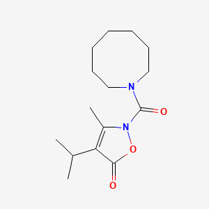 2-(azocane-1-carbonyl)-4-isopropyl-3-methylisoxazol-5(2H)-one