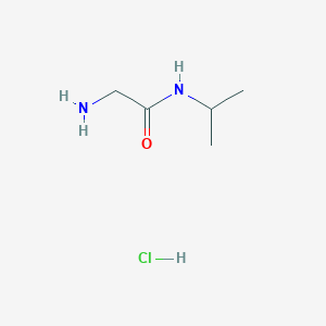 molecular formula C5H13ClN2O B1288376 2-amino-N-isopropylacetamide hydrochloride CAS No. 614718-86-4