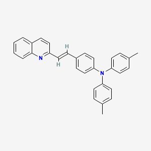 4-Methyl-N-(4-(2-(quinolin-2-yl)vinyl)phenyl)-N-(p-tolyl)aniline