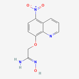 N-Hydroxy-2-((5-nitroquinolin-8-yl)oxy)acetimidamide