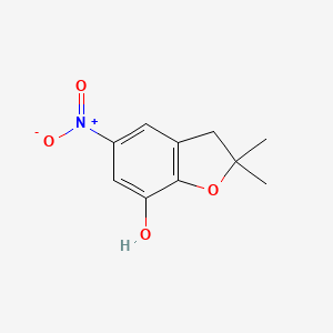 2,2-Dimethyl-5-nitro-2,3-dihydro-1-benzofuran-7-ol