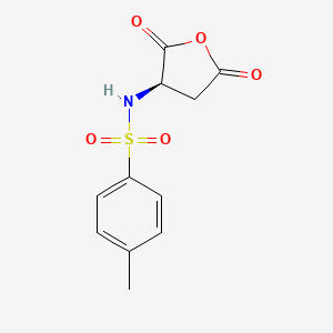 N-[(3R)-2,5-Dioxooxolan-3-yl]-4-methylbenzene-1-sulfonamide