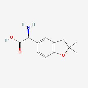 (S)-2-Amino-2-(2,2-dimethyl-2,3-dihydrobenzofuran-5-yl)acetic acid