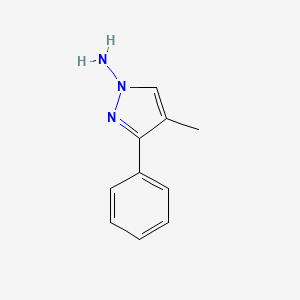 4-Methyl-3-phenyl-1H-pyrazol-1-amine