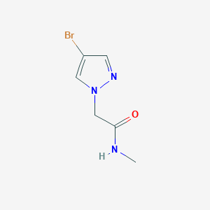 molecular formula C6H8BrN3O B1288391 2-(4-Bromo-1H-pyrazol-1-YL)-N-methylacetamide CAS No. 1179904-89-2