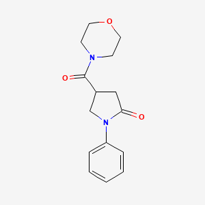 4-(Morpholinocarbonyl)-1-phenyl-2-pyrrolidinone