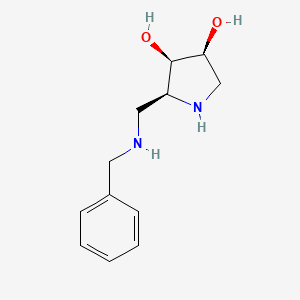 (2S,3R,4S)-2-((Benzylamino)methyl)pyrrolidine-3,4-diol