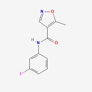 N-(3-Iodophenyl)-5-methyl-1,2-oxazole-4-carboxamide