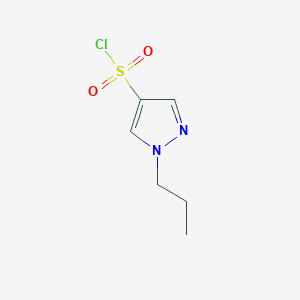 molecular formula C6H9ClN2O2S B1288395 1-propyl-1H-pyrazole-4-sulfonyl chloride CAS No. 1006348-63-5