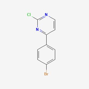 molecular formula C10H6BrClN2 B1288419 4-(4-Bromophenyl)-2-chloropyrimidine CAS No. 932162-80-6