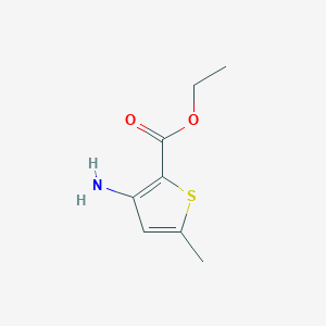 molecular formula C8H11NO2S B1288435 Ethyl 3-amino-5-methylthiophene-2-carboxylate 