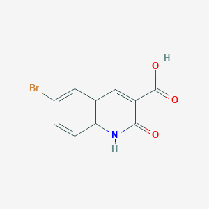 molecular formula C10H6BrNO3 B1288436 6-Bromo-2-hydroxyquinoline-3-carboxylic acid CAS No. 99465-06-2