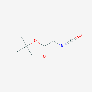 molecular formula C7H11NO3 B1288441 乙酸，异氰酸酯，1,1-二甲基乙酯 CAS No. 113238-61-2