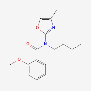 N-Butyl-2-methoxy-N-(4-methyl-1,3-oxazol-2-yl)benzamide