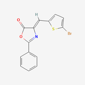 (Z)-4-((5-Bromothiophen-2-yl)methylene)-2-phenyloxazol-5(4H)-one