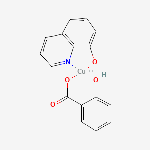 Copper, (8-quinolinolato)(salicylato)-