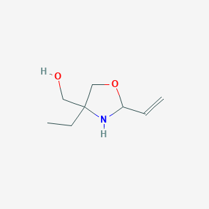 (2-Ethenyl-4-ethyl-1,3-oxazolidin-4-yl)methanol