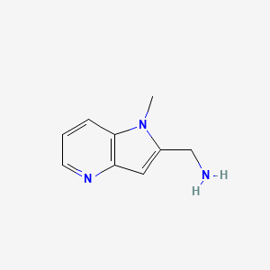 (1-Methyl-1H-pyrrolo[3,2-b]pyridin-2-yl)methanamine