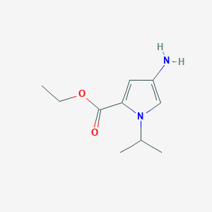 Ethyl 4-amino-1-isopropyl-1H-pyrrole-2-carboxylate