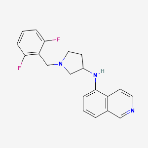 N-(1-(2,6-difluorobenzyl)pyrrolidin-3-yl)isoquinolin-5-amine