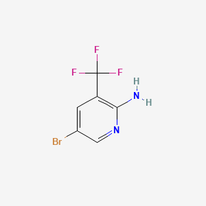 molecular formula C6H4BrF3N2 B1288465 5-Bromo-3-(trifluoromethyl)pyridin-2-amine CAS No. 79456-34-1