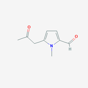 1-Methyl-5-(2-oxopropyl)-1H-pyrrole-2-carbaldehyde