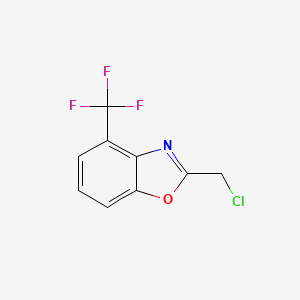 2-(Chloromethyl)-4-(trifluoromethyl)benzo[d]oxazole