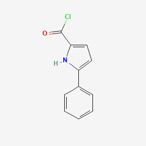 5-Phenyl-1H-pyrrole-2-carbonyl chloride