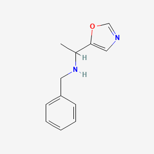 N-Benzyl-1-(oxazol-5-yl)ethanamine