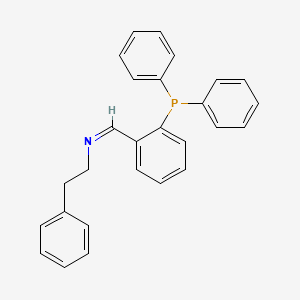 Benzeneethanamine, N-[[2-(diphenylphosphino)phenyl]methylene]-