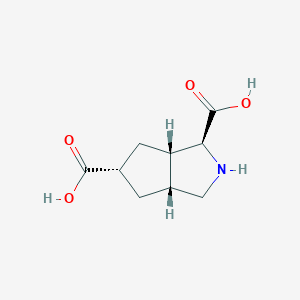 (1S,3AR,5S,6aS)-octahydrocyclopenta[c]pyrrole-1,5-dicarboxylic acid