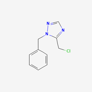 molecular formula C10H10ClN3 B1288493 1-Benzyl-5-(chloromethyl)-1H-1,2,4-triazole CAS No. 885280-92-2