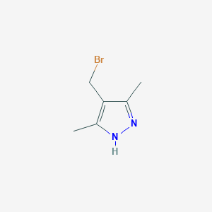 molecular formula C6H9BrN2 B1288494 4-(溴甲基)-3,5-二甲基-1H-吡唑 CAS No. 1314900-22-5