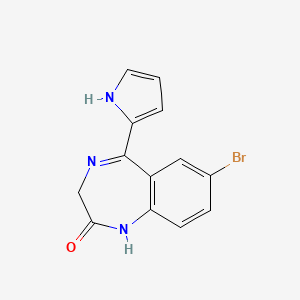 7-Bromo-5-(1H-pyrrol-2-yl)-1H-benzo[e][1,4]diazepin-2(3H)-one