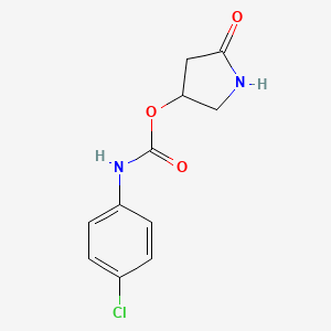 5-Oxopyrrolidin-3-yl (4-chlorophenyl)carbamate