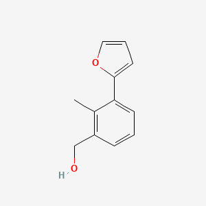 [3-(Furan-2-yl)-2-methylphenyl]methanol