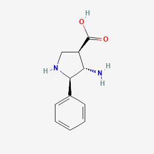 (3R,4S,5R)-4-Amino-5-phenylpyrrolidine-3-carboxylic acid