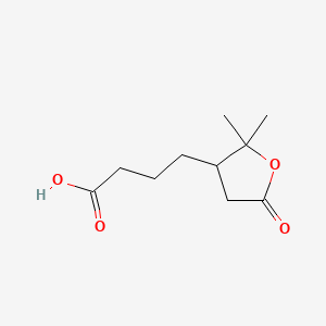 4-(2,2-Dimethyl-5-oxotetrahydrofuran-3-yl)butanoic acid