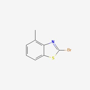 molecular formula C8H6BrNS B1288503 2-Bromo-4-methylbenzo[D]thiazole CAS No. 73443-76-2