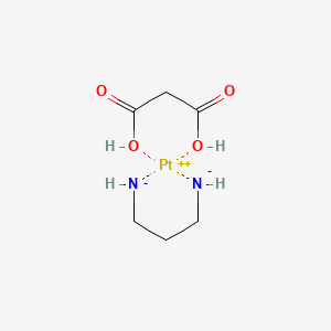 molecular formula C6H12N2O4Pt B12885037 Malonato-1,3-propylenediamineplatinum(II) CAS No. 41666-76-6