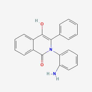 2-(2-Aminophenyl)-4-hydroxy-3-phenylisoquinolin-1(2H)-one