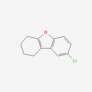 molecular formula C12H11ClO B12885089 8-Chloro-1,2,3,4-tetrahydrodibenzo[b,d]furan CAS No. 112255-25-1