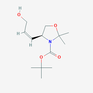 (S,Z)-Tert-butyl 4-(3-hydroxyprop-1-EN-1-YL)-2,2-dimethyloxazolidine-3-carboxylate