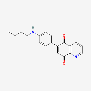 6-[4-(Butylamino)phenyl]quinoline-5,8-dione