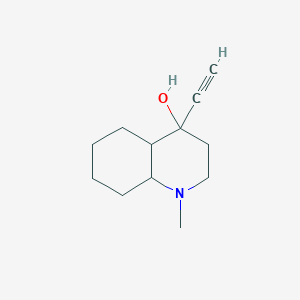 4-Ethynyl-1-methyldecahydro-4-quinolinol