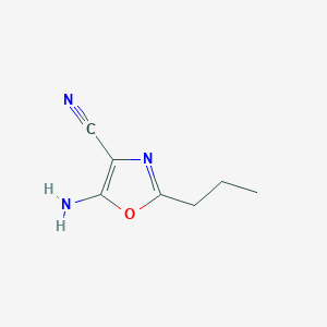 5-Amino-2-propyloxazole-4-carbonitrile