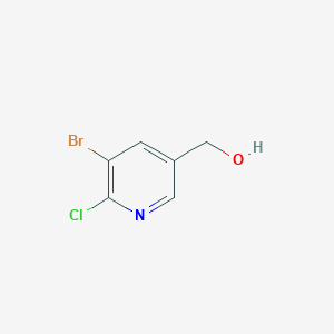 molecular formula C6H5BrClNO B1288512 (5-溴-6-氯-3-吡啶基)甲醇 CAS No. 904745-59-1