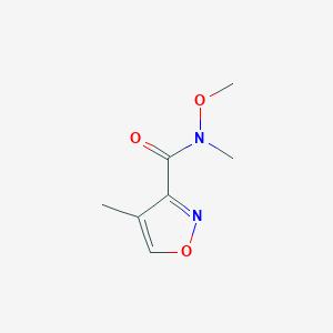 N-Methoxy-N,4-dimethylisoxazole-3-carboxamide